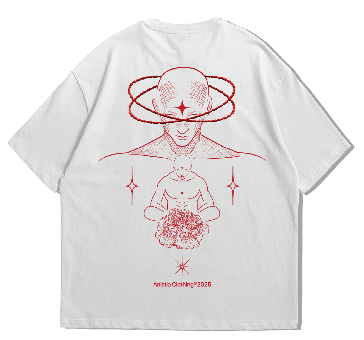 Camiseta Anistia Oversized - Meditação