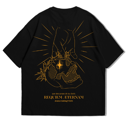 Camiseta Anistia oversized - Caveira