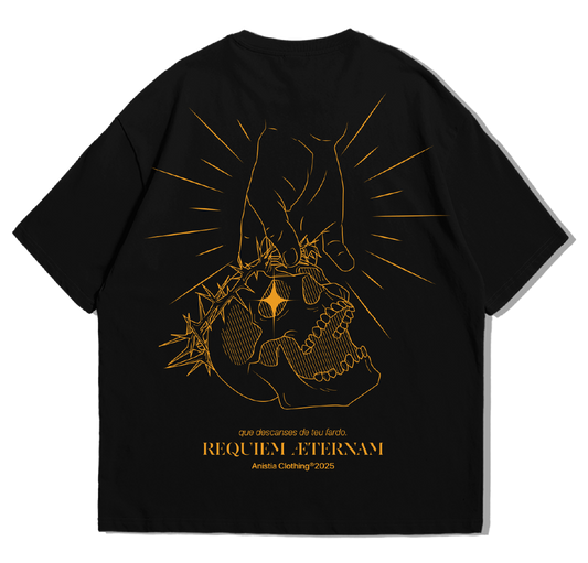 Camiseta Anistia oversized - Caveira